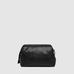 Albie Cosmetic Case Saddle Black - Pure Apotheca