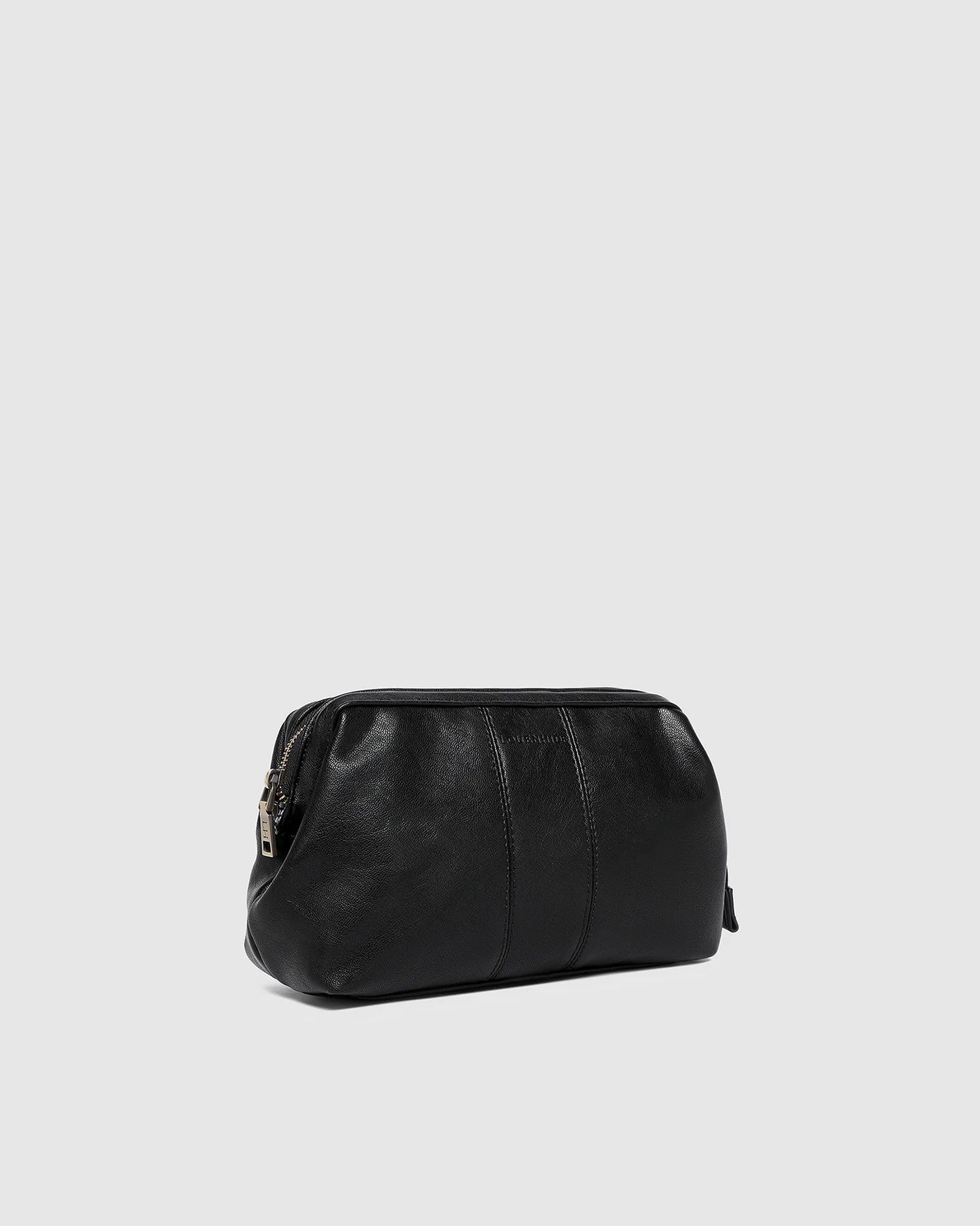 Albie Cosmetic Case Saddle Black - Pure Apotheca