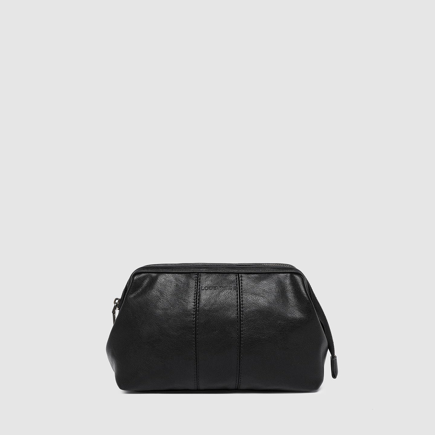 Albie Cosmetic Case Saddle Black - Pure Apotheca