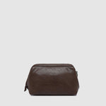 Albie Cosmetic Case Saddle Chocolate - Pure Apotheca