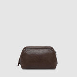 Albie Cosmetic Case Saddle Chocolate - Pure Apotheca
