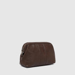 Albie Cosmetic Case Saddle Chocolate - Pure Apotheca