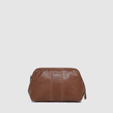 Albie Cosmetic Case Saddle Cognac - Pure Apotheca