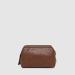 Albie Cosmetic Case Saddle Cognac - Pure Apotheca