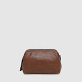 Albie Cosmetic Case Saddle Cognac - Pure Apotheca