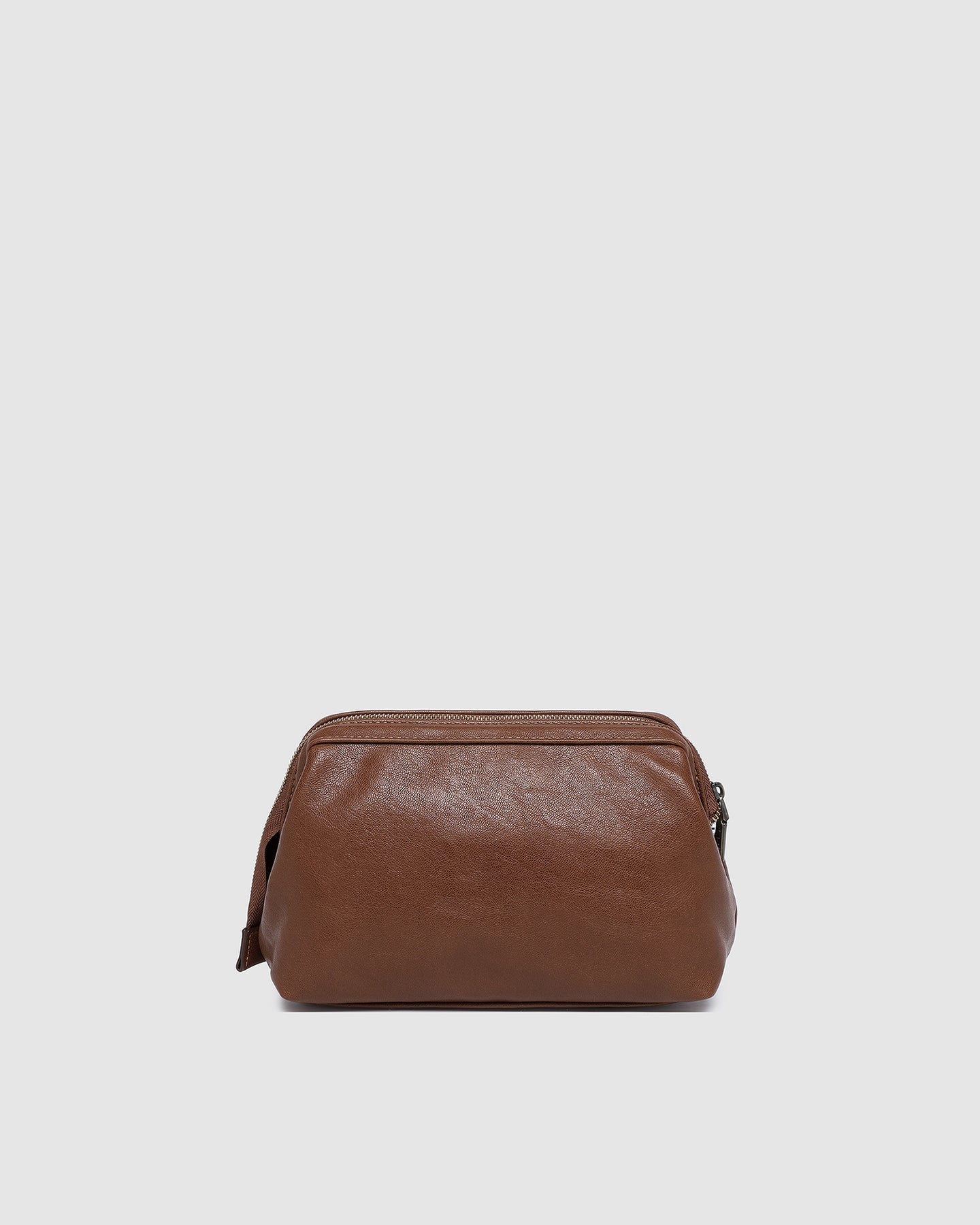 Albie Cosmetic Case Saddle Cognac - Pure Apotheca