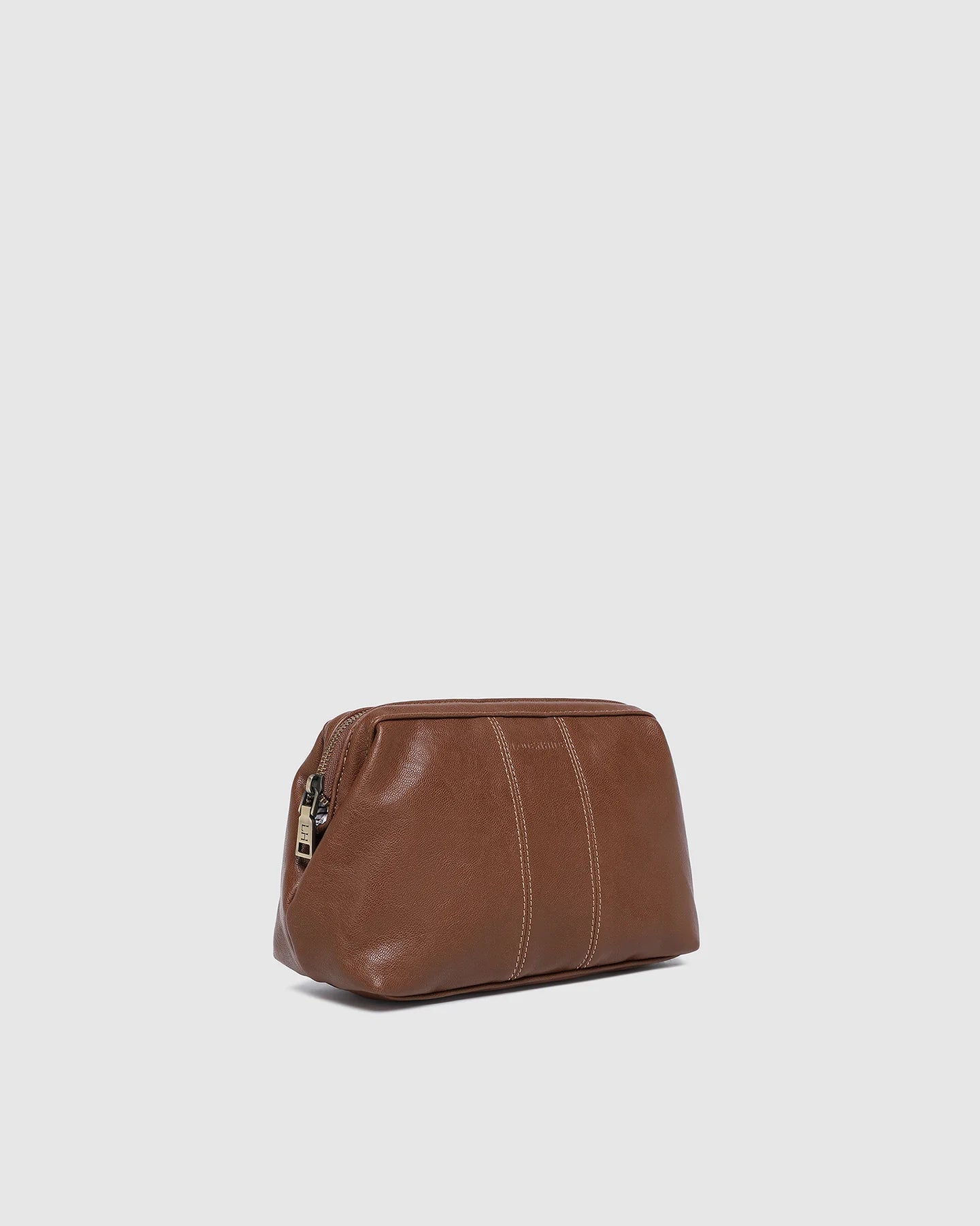 Albie Cosmetic Case Saddle Cognac - Pure Apotheca