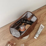 Albie Cosmetic Case Saddle Cognac - Pure Apotheca