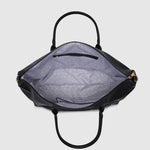 Alexis Stripe Weekender Travel Bag Black Stripe - Pure Apotheca