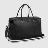 Alexis Stripe Weekender Travel Bag Black Stripe - Pure Apotheca
