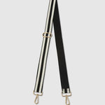 Alexis Stripe Weekender Travel Bag Black Stripe - Pure Apotheca