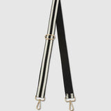 Alexis Stripe Weekender Travel Bag Black Stripe - Pure Apotheca