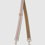 Alexis Stripe Weekender Travel Bag Camel Stripe - Pure Apotheca