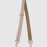Alexis Stripe Weekender Travel Bag Camel Stripe - Pure Apotheca