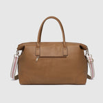 Alexis Stripe Weekender Travel Bag Camel Stripe - Pure Apotheca