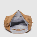 Alexis Stripe Weekender Travel Bag Camel Stripe - Pure Apotheca