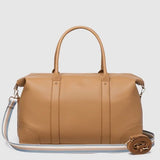 Alexis Stripe Weekender Travel Bag Camel Stripe - Pure Apotheca