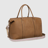 Alexis Stripe Weekender Travel Bag Camel Stripe - Pure Apotheca