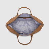 Alexis Stripe Weekender Travel Bag Camel Stripe - Pure Apotheca