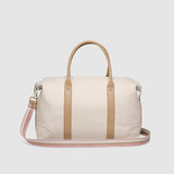 Alexis Stripe Weekender Travel Bag Vanilla - Pure Apotheca