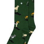 Alfredo Gonzales Dogs Green Socks Medium - Pure Apotheca