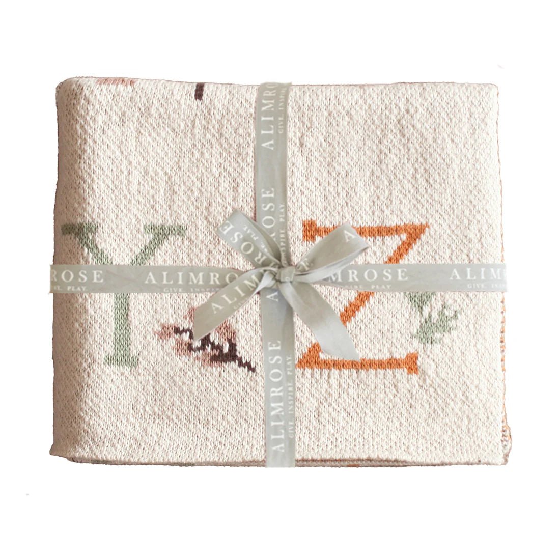 Alphabet Baby Blanket Natural - Pure Apotheca