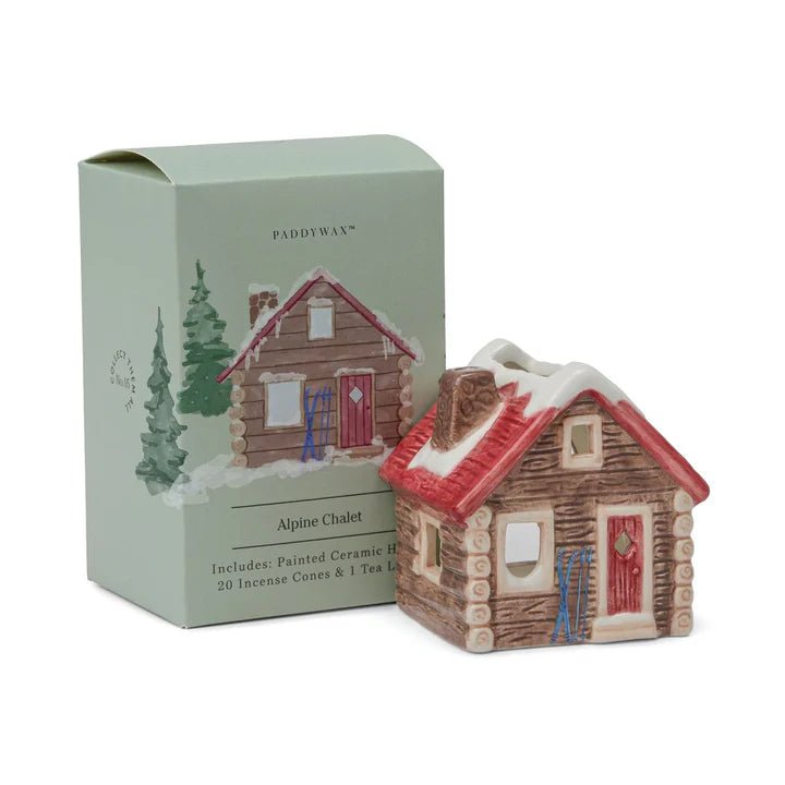 Alpine Chalet Incense & Tea Light Holder - Pure Apotheca