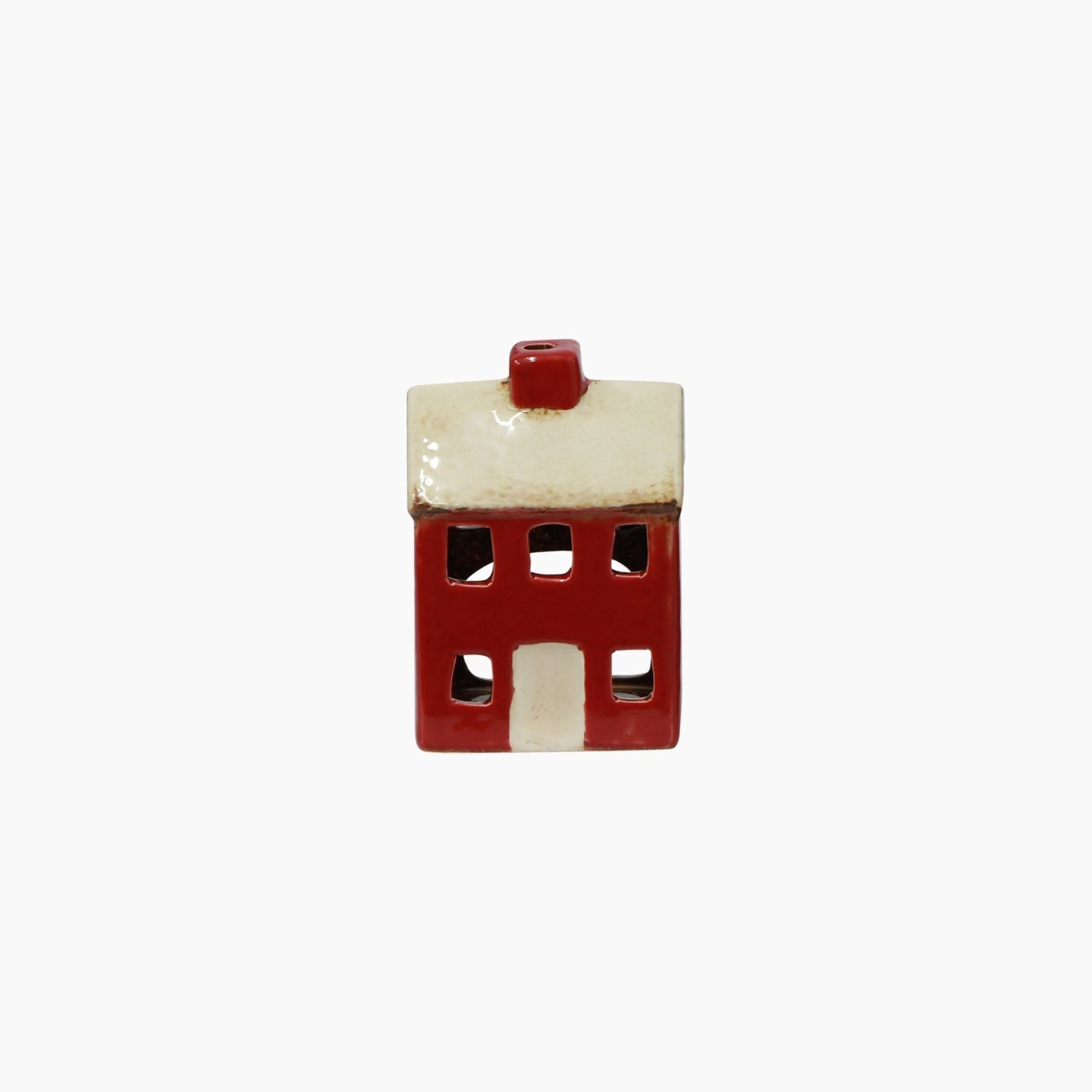 Alsace Petite Tea Light Chalet Red Cream - Pure Apotheca