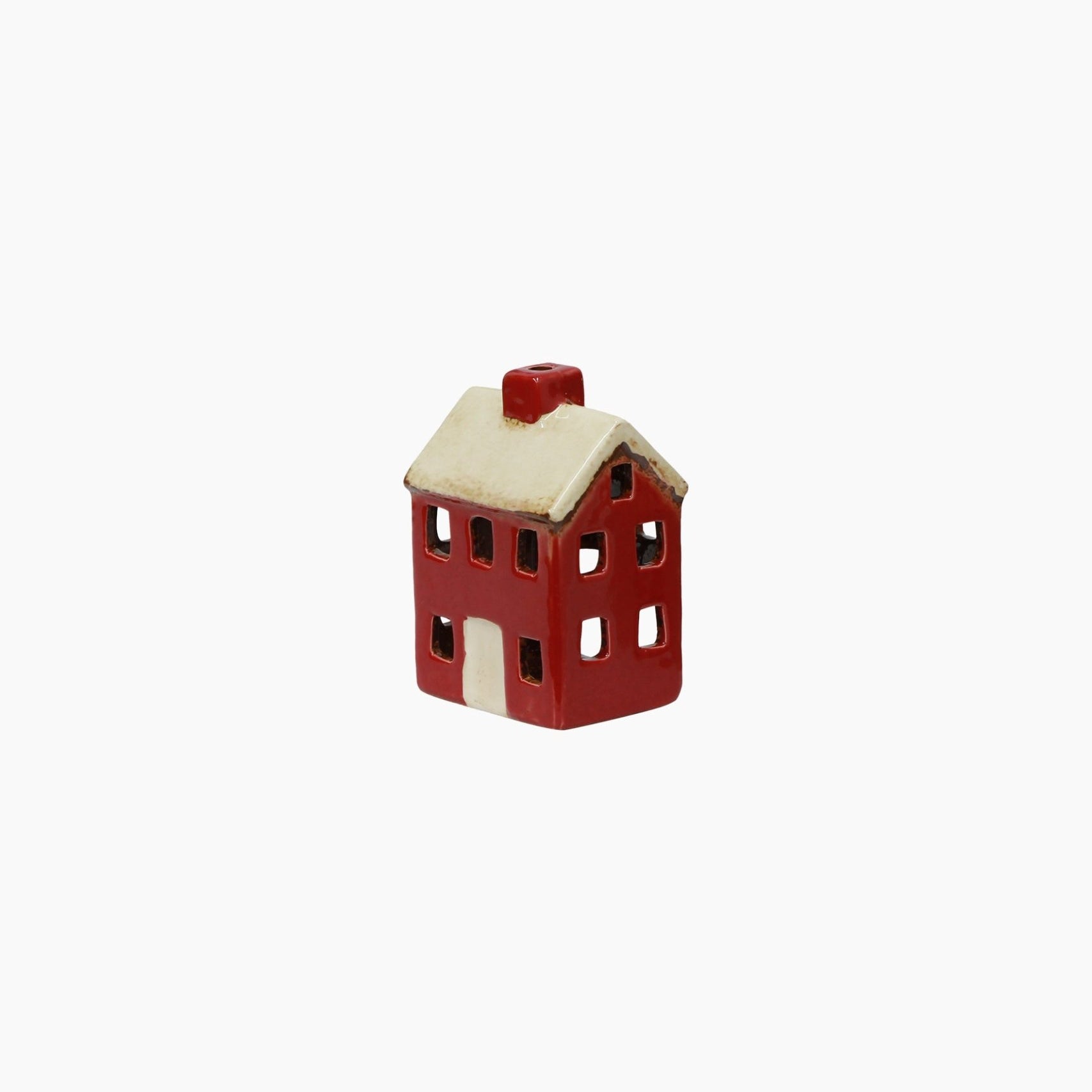 Alsace Petite Tea Light Chalet Red Cream - Pure Apotheca