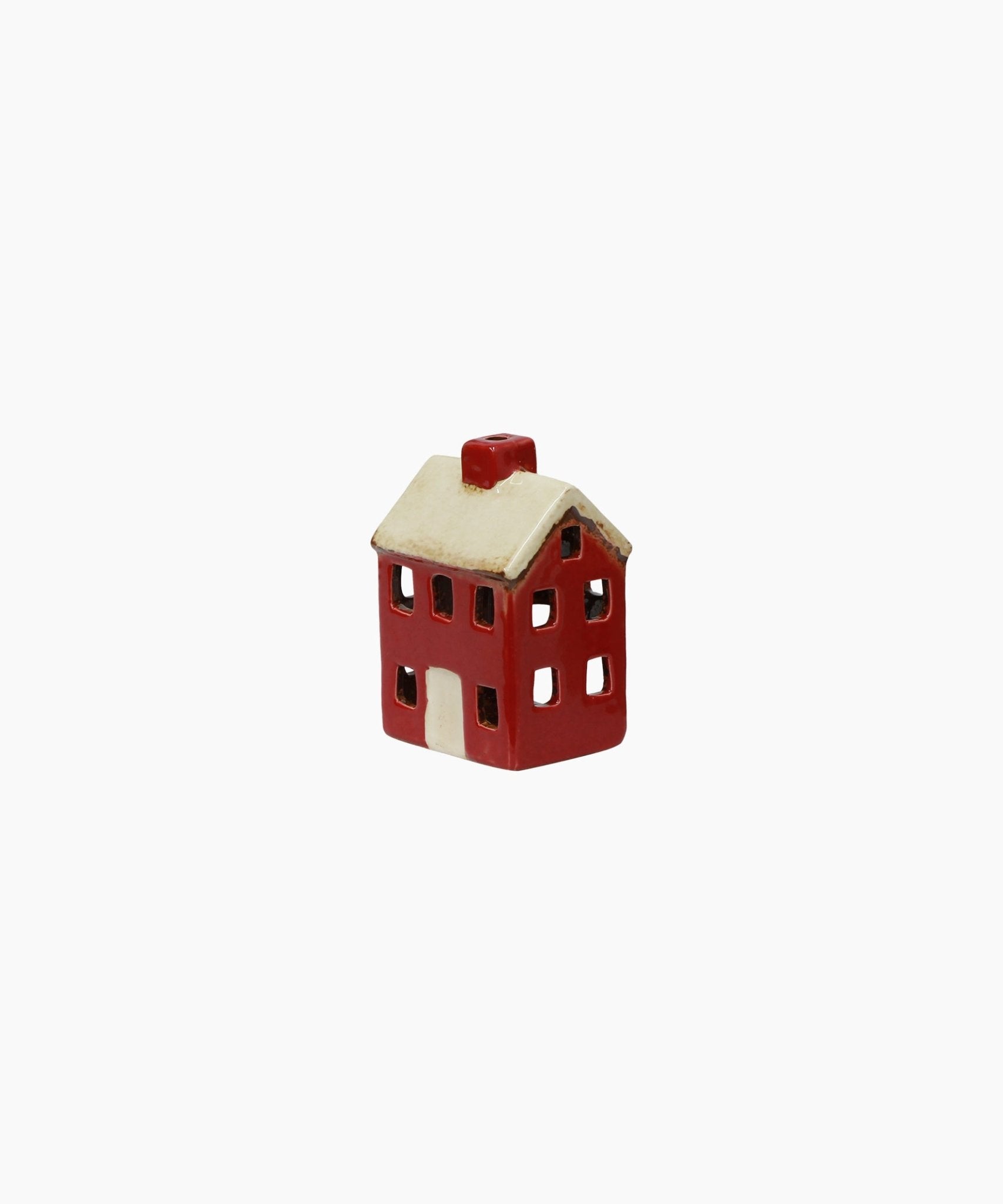Alsace Petite Tea Light Chalet Red Cream - Pure Apotheca