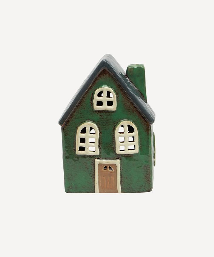 Alsace Tea Light Barn Green - Pure Apotheca