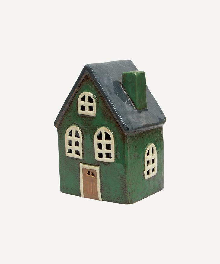 Alsace Tea Light Barn Green - Pure Apotheca