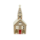 Alsace Tea Light Church Christmas Stone - Pure Apotheca