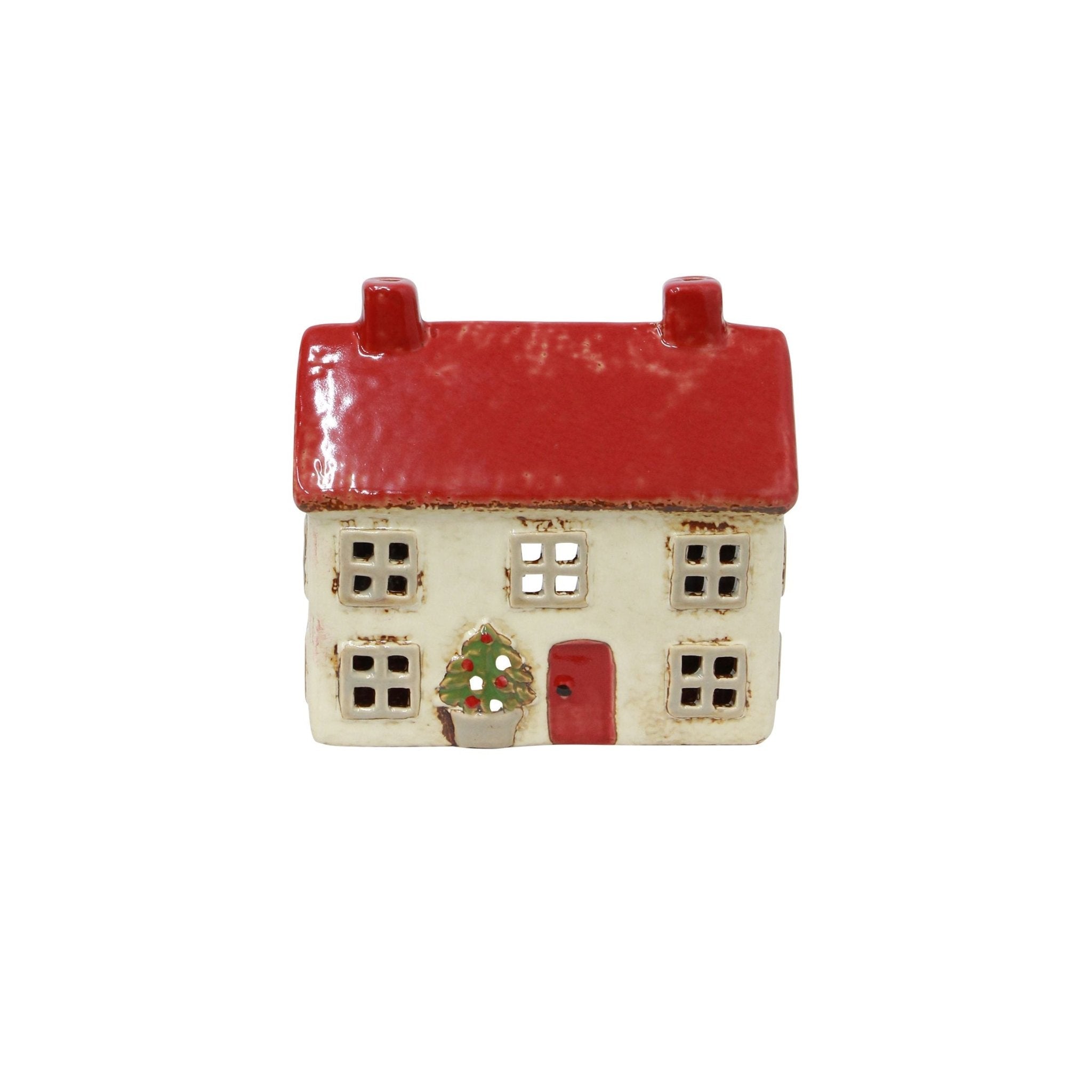 Alsace Tea Light Cottage Christmas Stone - Pure Apotheca