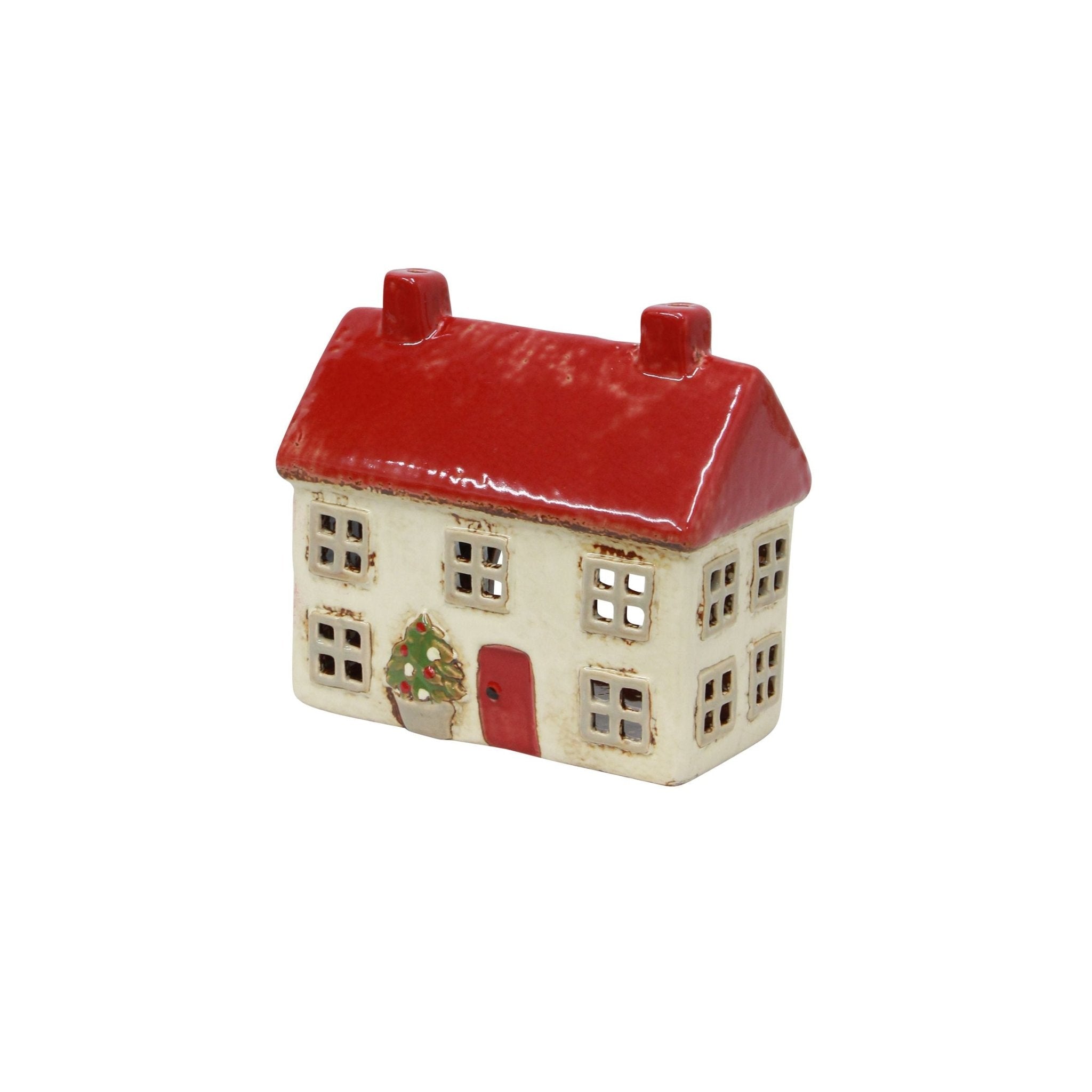 Alsace Tea Light Cottage Christmas Stone - Pure Apotheca