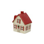 Alsace Tea Light Cottage Cream with Shutters - Pure Apotheca