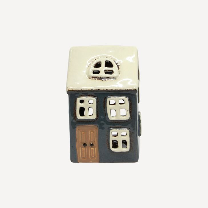 Alsace Tea Light House Navy - Pure Apotheca