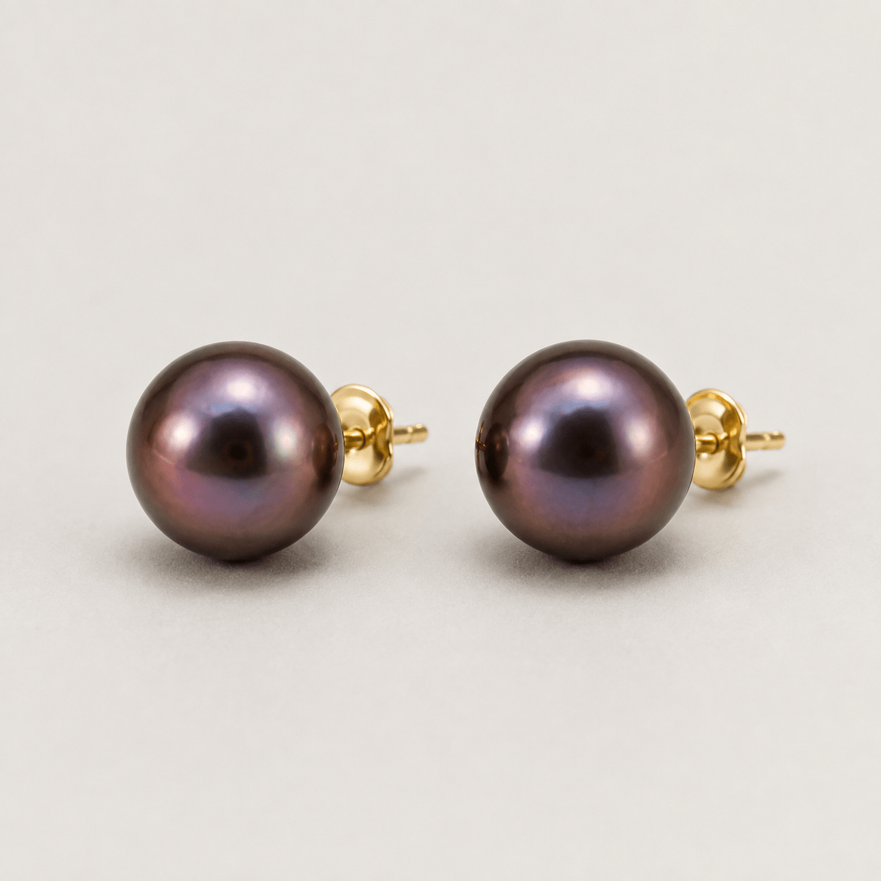 Amalia Midnight Blue Pearl Studs - Pure Apotheca
