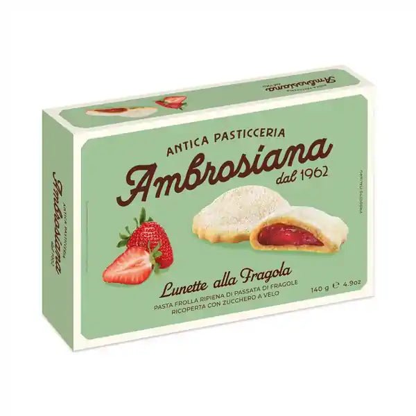 Ambrosiana Biscuits - Lunette Fragola 140g - Pure Apotheca
