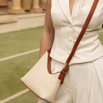 Amelia Shoulder Bag Canvas Tan - Pure Apotheca