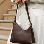 Amelia Shoulder Bag Chocolate - Pure Apotheca