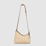 Amelia Shoulder Bag - Raffia/Tan - Pure Apotheca