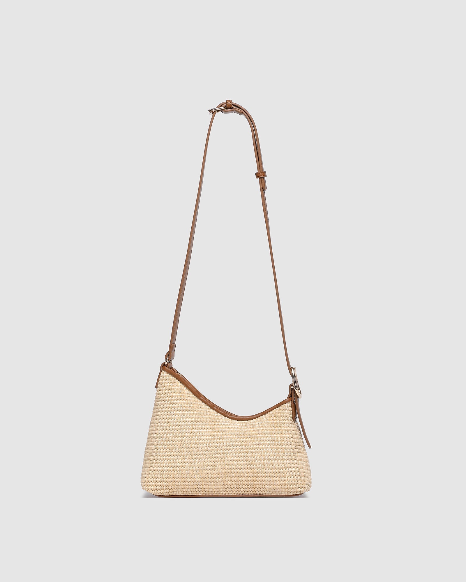 Amelia Shoulder Bag - Raffia/Tan - Pure Apotheca
