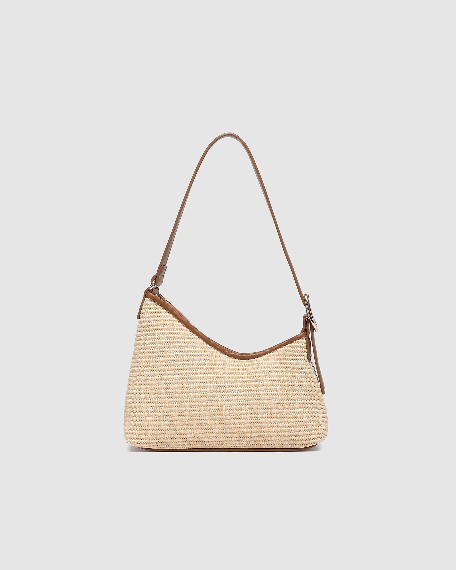 Amelia Shoulder Bag - Raffia/Tan - Pure Apotheca