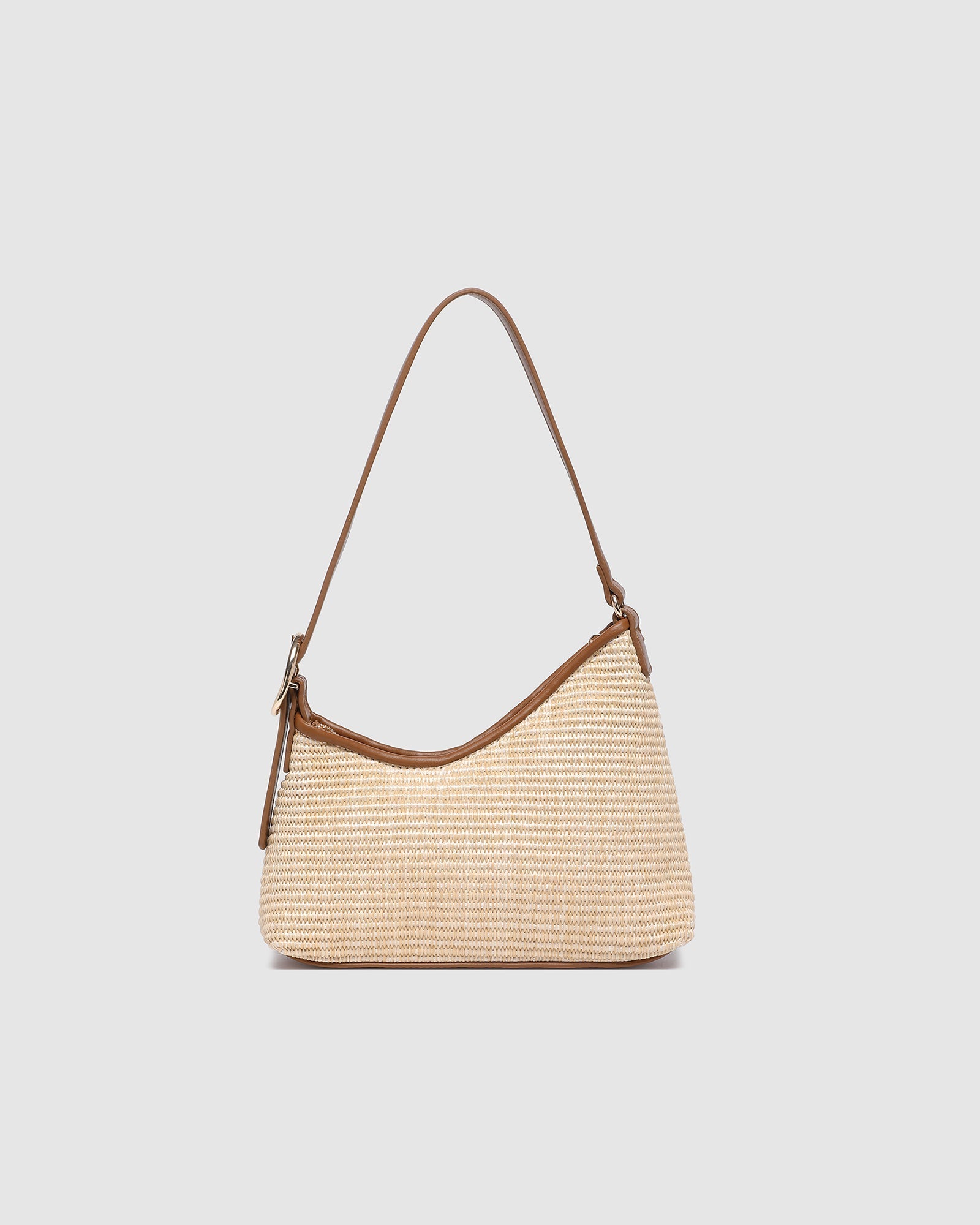 Amelia Shoulder Bag - Raffia/Tan - Pure Apotheca