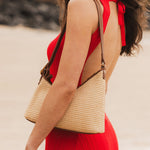 Amelia Shoulder Bag - Raffia/Tan - Pure Apotheca