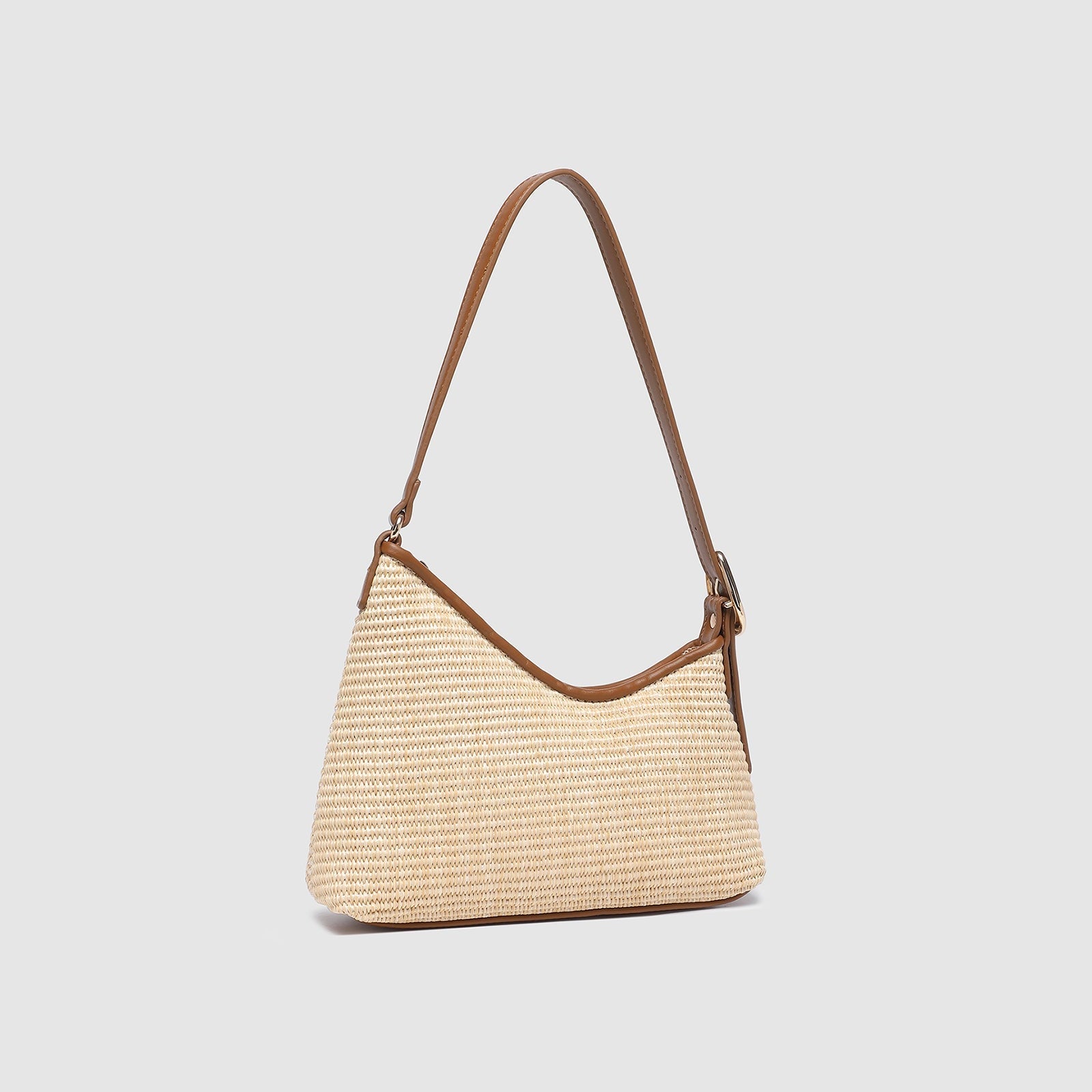 Amelia Shoulder Bag - Raffia/Tan - Pure Apotheca