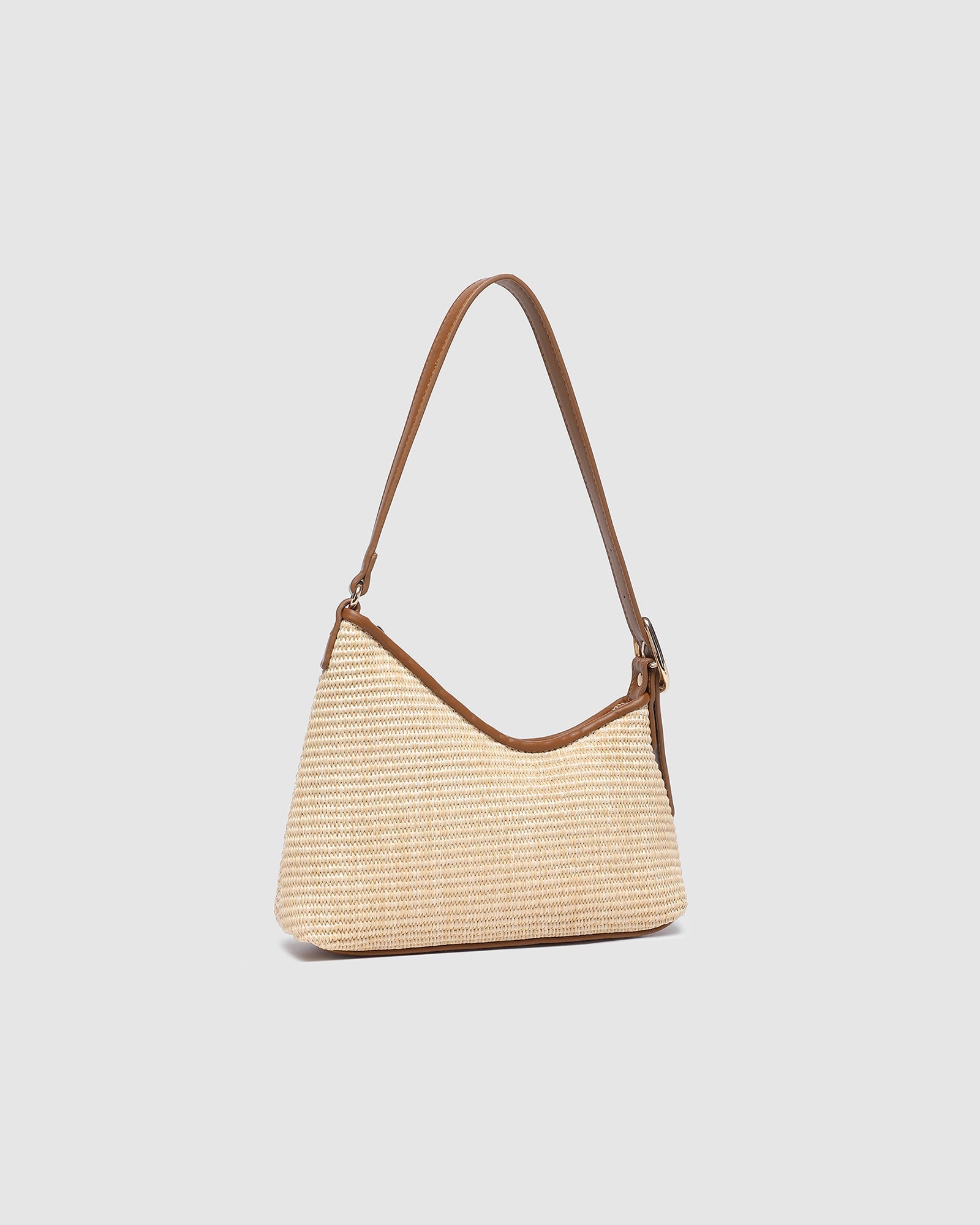 Amelia Shoulder Bag - Raffia/Tan - Pure Apotheca