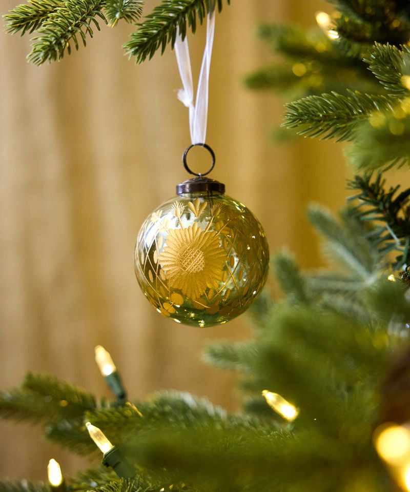 Amina Glass Bauble Gold Lustre - Pure Apotheca