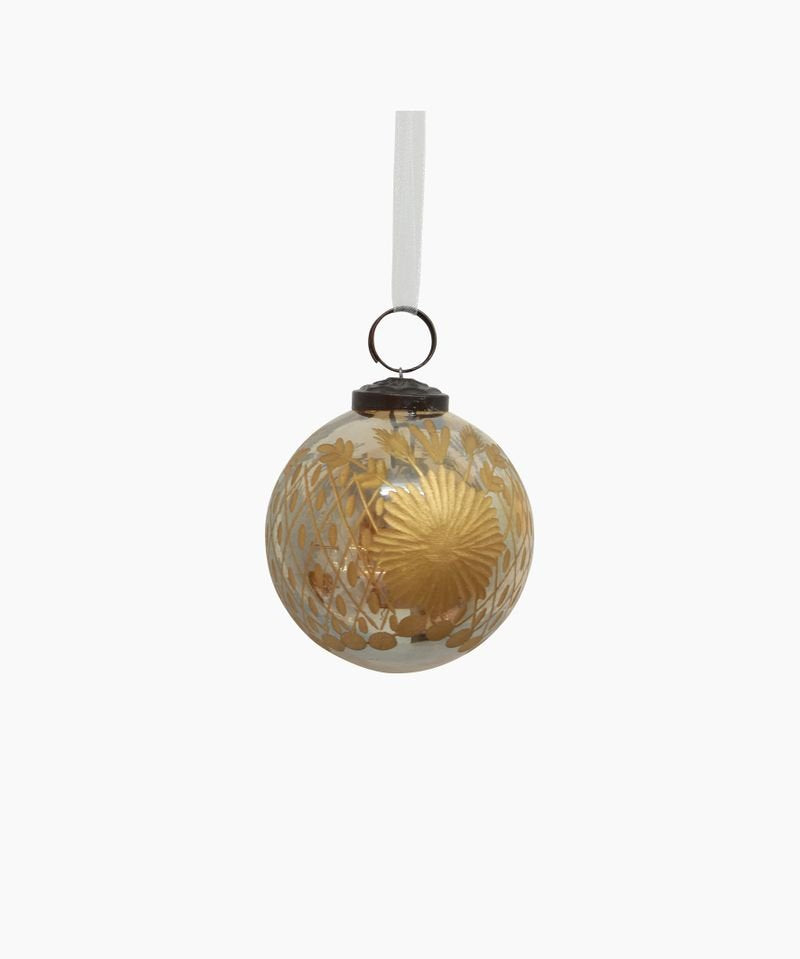 Amina Glass Bauble Gold Lustre - Pure Apotheca